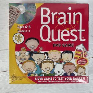 Brain Quest DVD Game Ages 6-8 Grades 1-3 NEW & SEALED